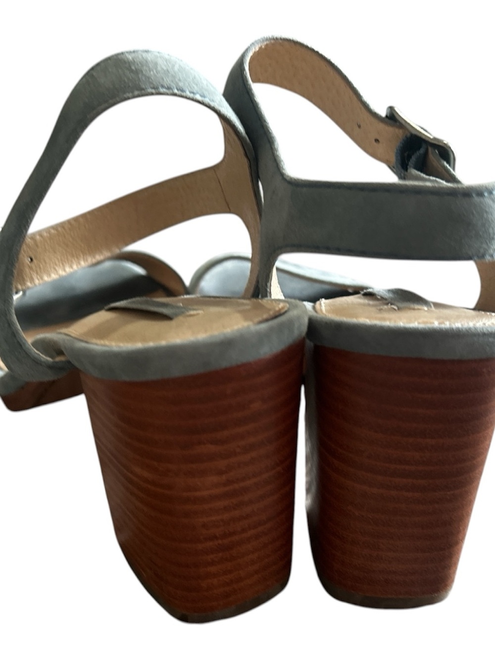 The Frye Company Women's Suede Block Heel Sandals - Picture 6 of 10